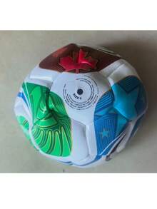 World Cup Quality League Premium Football Size 5 Thermally Bonded Match Ball - Professional High-End PU Leather - Multicolor - View 4
