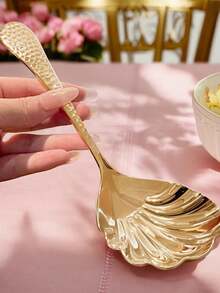 1pc/2pcs Stainless Steel Thickened Stirring Spoon, Rice Spoon, Home Dining Tableware, Kitchen Utensils, Christmas Gift - Multicolor - View 8
