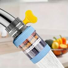 Faucet Filter, Universal Anti-Splash Water Purifier, Suitable For Kitchen Sink Faucet, Home Faucet Aerator, Detachable And Washable, Filters Impurities In Water, Suitable For Europe And America, Comes With Adapter, Summer New Product - White - View 9