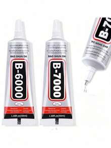 B-7000 透明工業級水晶膠 110ml/50ml/25ml/15ml 適用於布料、手機、珠寶製作、水晶、寶石、木材、玻璃 - B-7000 - 查看 5