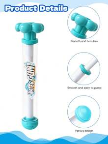 Summer Swimming Pool Beach Water Gun, 4-Color Fireworks Water Spray Gun, Pull-Out Outdoor Water Gun, Birthday Gift - A - View 4