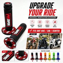 Motorcycle Handlebar Grips Off-Road Vehicle Cross-Country Motorcycle Scooter Universal Modified Accessories Modified Handlebar Rubber - A - View 4
