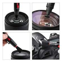 7-In-1 Camera Sensor Cleaning Kit, Air Blower, Lens Pen, Cleaning Cloth, Sensor Cleaning Swabs And Empty Spray Bottle, Suitable For Digital Mirrorless Cameras, Lenses, Laptop Screens And Keyboards, Suitable For DSLR Camera Cleaning Supplies - View 5