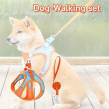 New Soft & Lightweight Step-In Dog Harness, Breathable Mesh Pet Chest Strap With Reflective Safety, Convenient For Walking Small Dogs & Cats Outdoor(Dog Harness Small Dog,Christmas, Halloween,Fall Home Decor) - Multicolor - View 3