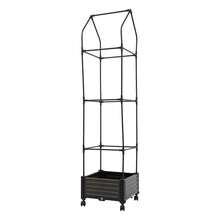 YUNRUX Planter With Trellis, Planter With Wheels, Garden Planter With Trellis - B - 查看 7