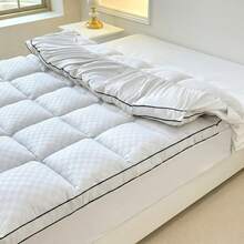 KTAbedding Thickened Mattress Pad, Soft Mattress Protector, Quilting Technology, Machine Washable, Strong And Wear-Resistant, Easy To Clean, Can Be Stretched Into 8-12 Inch Deep Pockets, Enhancing Bed Comfort - White - View 3