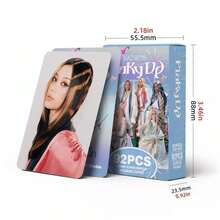 92pcs/Celebrity Photo Collection Card Set Boxed Character Cards Stickers Combination Peripheral Gift - Multicolor - View 5