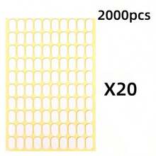 100/200/500/1000片美甲黏貼貼紙雙面膠帶，適用於假指甲展示架、美甲尖頭展示架支架工具（不含支架），美甲用品、美甲工具、返校季、指甲、穿戴甲美甲工具 - 彩色 - 查看 13
