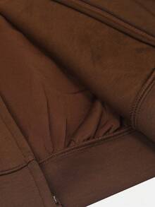 Nike Women's AS W NK DF 24.7 IS FZ Sweatshirt Knit Hooded Sweatshirt IR1925-259 - Brown - View 5