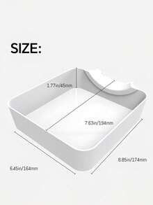 2/1pc New White Washing Machine Drain Tray, Effective Anti-Overflow Floor Protection Mat, Leak-Proof Base Pan Laundry Area Cleaning Storage Accessory, Household Supplies New Year Graduation Season Gift - Multicolor - View 7