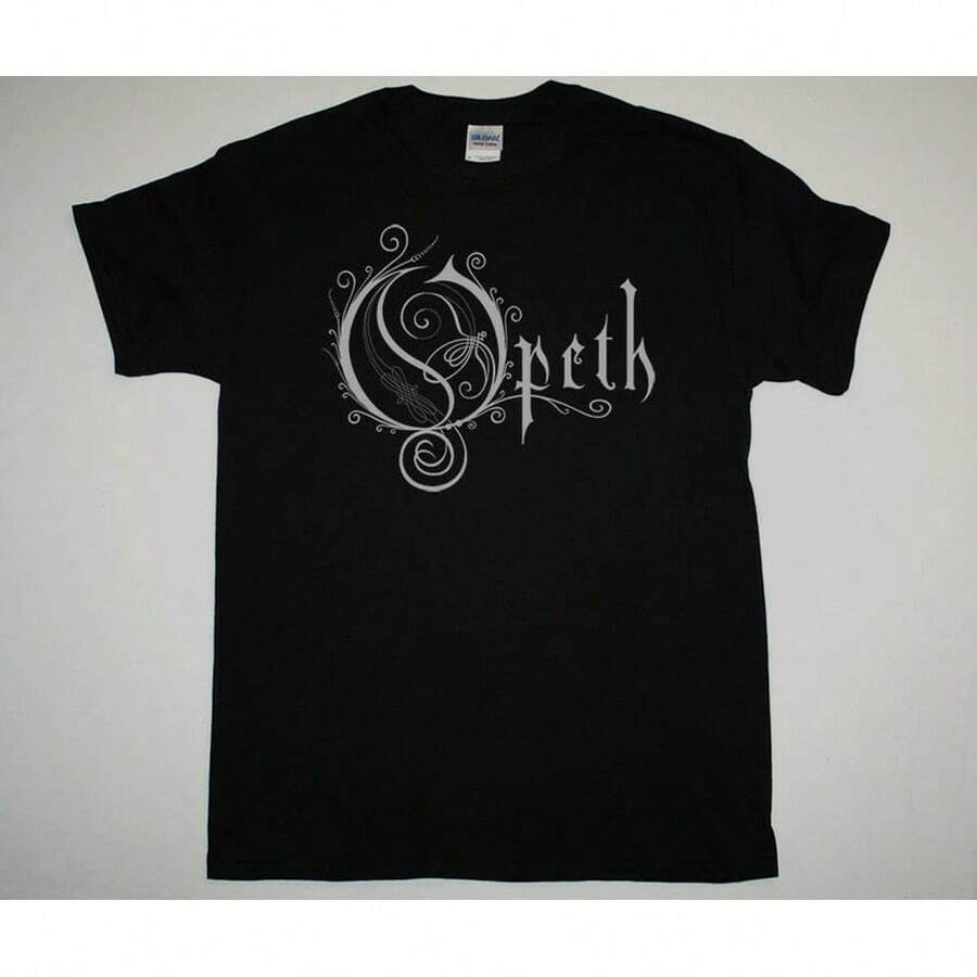 Most Popular T Shirt Opeth Logo Progressive Men's Tshirt Us Size Unisex G5DK - 黑色 - 查看 1