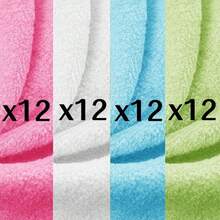 Face Towels 6/12/24pcs, Ultra Soft Skin-Friendly Facial Cloth, Suitable For Sensitive Skin, 10x10/12x28 Inch Small/Large Size, Reusable Washable Makeup Remover Cloth, Easy To Rinse Multi-Color Facial Cleansing Cloth - 4-color Mixed Packaging - View 12