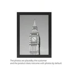 1pc Black Picture Frame, Beautify Your Precious Memories With This Versatile Black Picture Frame - Perfect For Wall Or Desktop Decor! It Can Be Hung On The Wall Or Placed On The Desk, Available In Multiple Sizes Suitable For 11x14 8x10 6X8 5x7 4x6 Inch Photo Paper - Black - View 9