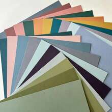 3PCS Multi-Color Morandi Cardstock/A4 Size - 8.27*11.69 Inches/Suitable For Handmade DIY - Photo Album Scrapbooking - Gift Box Packaging - Party Decoration - Essential For Craft Lovers - Multiple Styles - View 2
