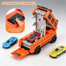 Flexible Track Vehicle, Off-Road Vehicle, No Battery Required For Launching, Inertial Launching Device, Folding Toy Car Model, Multi-Player Racing Competition Toy, Suitable For Both Men And Women As A Gift, Random Color Of Accessories - Multicolor - View 6
