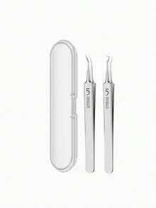 Ultra-Fine Blackhead Needle, Suitable For Normal Skin, Acne Removal Tool, Elegant Design, Beauty Salon Facial Care Tool, Comes With Storage Bag - Multicolor - View 9