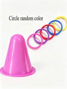 1/2/3 Pcs Interactive Rabbit Hoops Toy, Durable Plastic Ice Cream Tub With Colorful Rings Toy, Batteryless Chew Toy For Boredom Relief Of Rabbits And Guinea Pigs - Multicolor - View 23