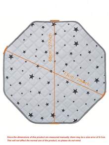 Washable Octagonal Dog Pee Pads, Washable Cat Sleep Play Mat, Reusable Mat Fits 29-Inch Octagonal Playpen, Dog Playpen Mat, Absorbent And Leak-Proof Pet Breeding Pads, Non-Slip Puppy Mat, Puppy Training Pads For Playpens And Crates - Multicolor - View 9