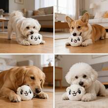 2pcs Squeaky Pet Toy Balls - Fun High Elasticity Interactive Sound Tennis Balls, Random Color, Medium And Small Dog Teething Durable Bite Training Toy Balls - Recommended For Pet Lovers, Pet Toys - Multicolor - View 3