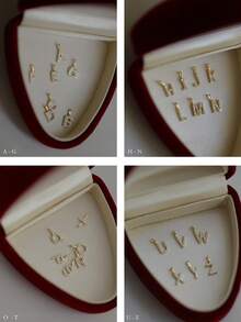 1pc S925 Sterling Silver Rhinestone 26 English Letter Charm, Niche Customized Minimalist Luxury Accessory - Gold - View 5