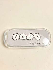 Simple Ins Minimalist Freshness Mirror Mobile Phone Stand Back Cover Transparent New Year Laughing Mirror Heart Sticker Style TV-Tracking Mobile Phone Desktop Cartoon Animal Foldable Small-Scale Limited-Release Phone Case Hanger Item Mobile Phone Accessory Mobile Phone Hanger Cord - Multicolor - View 7