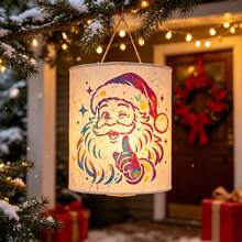 2 Packs Reusable Plastic Santa Claus Templates - Suitable For Windows, Walls, Fabrics, Wood, Canvas | DIY Christmas Crafts With Iconic Santa Claus Face And Beard Design. Scrapbooking And Holiday Decoration Drawing Reference. - Sets - View 7