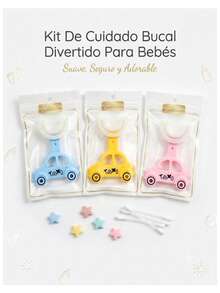 3 Cepillo Dental Taxi De Silicona En Forma De U - beis - Ver 6