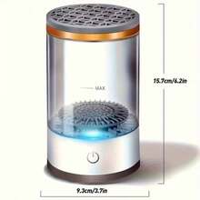 2-In-1 Electric Makeup Brush Cleaner And Dryer, Improved, USB Interface, Waterproof, Includes Storage Rack, Automatic Deep Rotary Cleaning, Suitable For Various Sizes And Styles Of Makeup Brushes - White - View 13