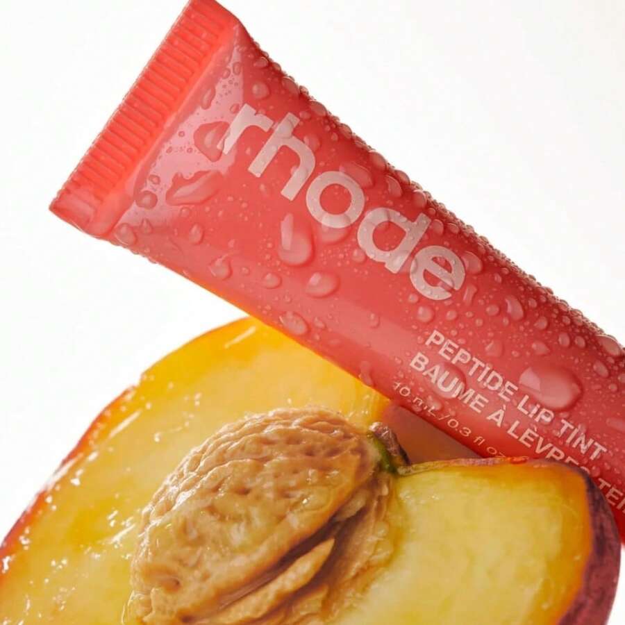 RHODE - Peptide Lip Tint Peach Pit 10 Ml, Hydrating Peptide Lip Tint, Long-Lasting Glossy Finish - 02 Peach - View 1