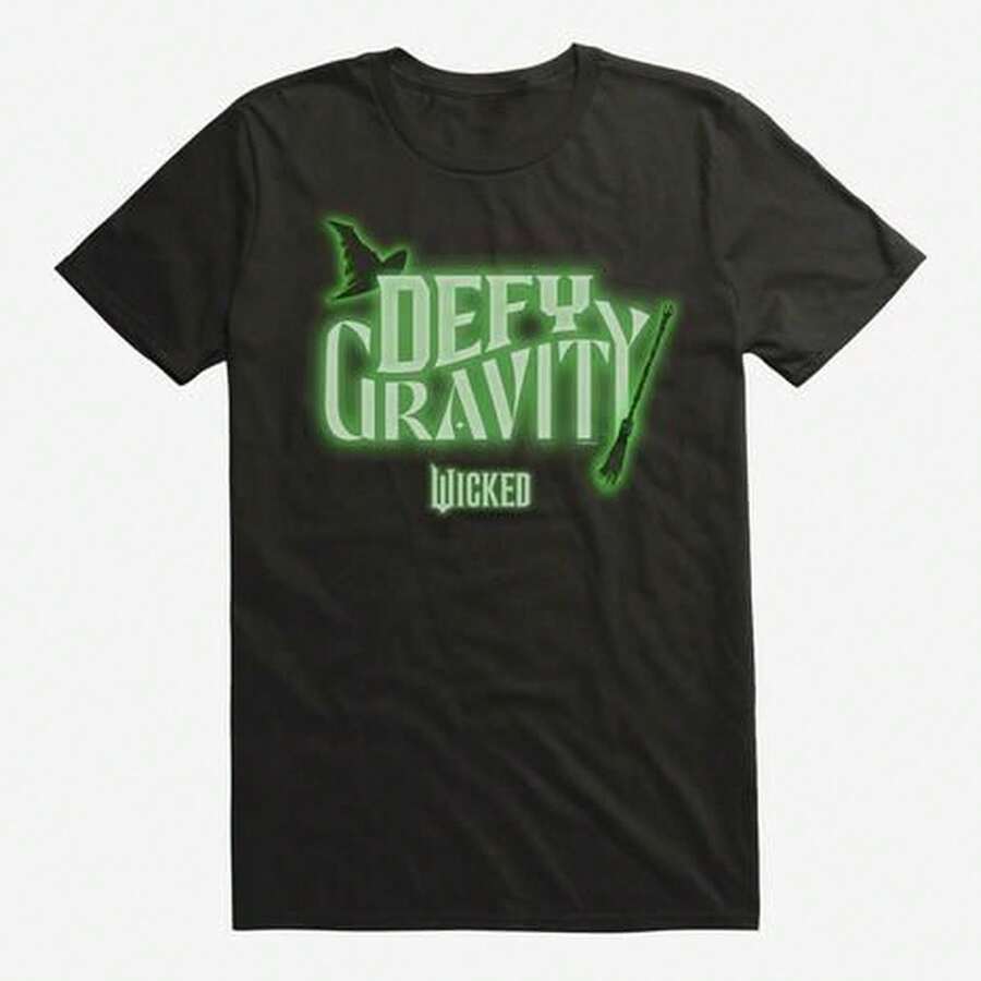 [Festival Outfits Women][Universal]Wicked Defy Gravity T-Shirt _ Hot Topic - Black - View 1