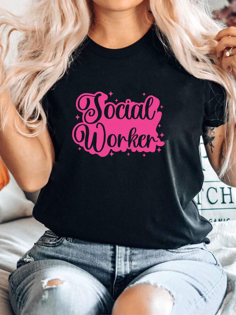 Women T-Shirts - 黑色 - 查看 1