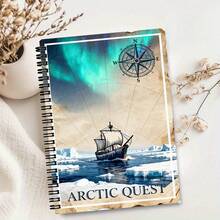 1 Set Minimalist Astronomical Symbol Cover A5 Lined Notebook, Suitable For Learning Summary, After-Class Reflection, Daily Recording, Ideal For Campus Use - A - View 11