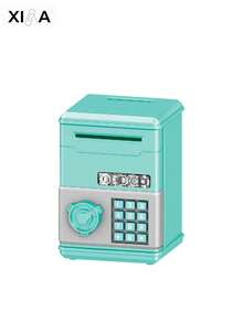Money Box, Coin Storage Box, ATM Shaped Money Box, Unique Design, Mini ATM Savings Box Gift, Fashionable Cash, Large Capacity Savings Jar, Gift, Budget Wallet, Cash Drawer, Money Box, Coin Box, Financial Assistant, Cash Counter, Home Decor, Holiday, Summer Vacation, Party, Birthday Gift (Password Cannot Be Pressed And Entered, Not Automatic) - Multicolor - View 11