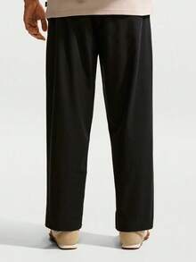 Nike Men's Casual Button Sport Long Pants For Outdoor Hiking - Black - View 2