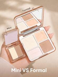 Judydoll 2-in-1 Highlighter and Contour Palette, 9g, Palet Highlighter dan Kontur Matte, Perona Pipi, Pewarna Hidung, Mudah Dibaurkan, Cocok untuk Pemula, Penggunaan Pribadi atau Hadiah, Praktis dan Portabel untuk Riasan, Pesta, Pernikahan, Kencan - Palet Mini - View 6