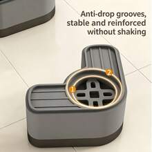 4pcs Home Appliance Base Pads: Anti-Vibration Anti-Slip Pads - Universal Heightening Pads, Suitable For Automatic Washing Machines, Drum Washing Machines And Refrigerators - Heightening Noise Reduction Pads - 4Pcs Black - View 6