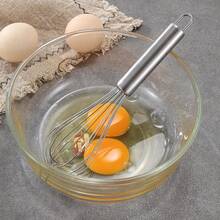 1pc/3pcs Stainless Steel Ball Whisk Set, Upgraded Cooking Whisk, Suitable For Mixing, Beating, Stirring And Whisking - Silver - View 5