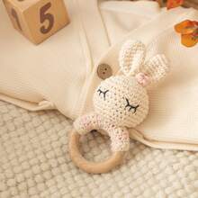 Mainan Kerincingan Rajutan Buatan Tangan, Mainan Rajutan Interaktif untuk Bayi, Lonceng Terintegrasi, Desain 3D yang Lucu, Detail yang Kaya, Menarik Perhatian Bayi, Mengembangkan Pendengaran Bayi, Hadiah untuk Acara Baby Shower, Hadiah untuk Ibu Baru, Hadiah Natal, Hadiah Paskah, Hadiah Kenang-kenangan Bayi Baru Lahir - MultiWarna - View 8