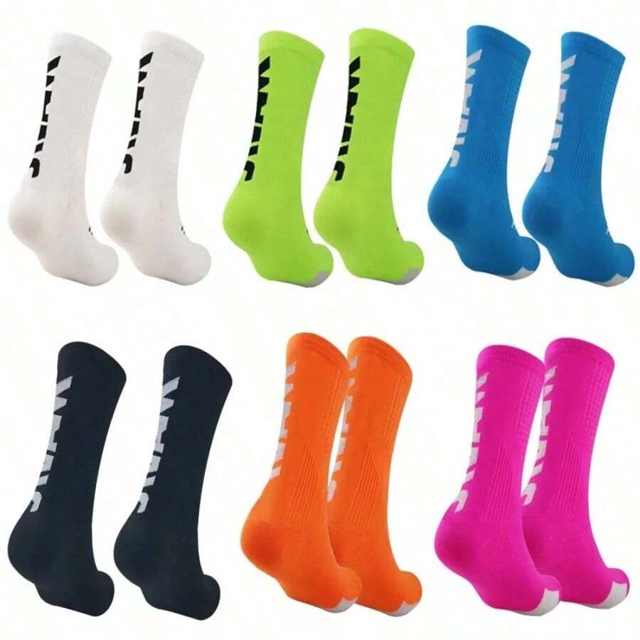 3 Pasang Kaos Kaki Kompresi Olahraga Unisex 1 Pasang Menyerap Keringat dan Bernapas Untuk Bersepeda, Mendaki, Lari, dan Bola Basket - MultiWarna - View 1