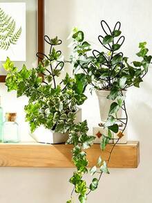 Dudukan Tanaman Hias, Teralis Panjat untuk Bunga dan Tanaman Merambat, Batang Penopang Pembentuk Taman Bonsai Dalam Ruangan - Beraneka warna - View 6
