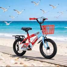 20-Inch Carbon Steel Bike, With Front Basket And Rear Rack, Random Delivery Of Colors, Suitable For Everyday Riding, Outdoor Recreation And Commuting - Multicolor - View 2
