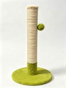Vertical Sisal Cat Scratching Post, Stable Round Base, Fun Plush Hanging Ball, Multi‑Color Styles, Cat Scratching And Entertainment Supplies - Multicolor - View 12