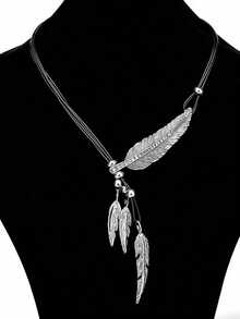 Women Collar & Accessories Set - Antique Silver - View 1