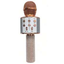 1pc Wireless Microphone With Singing & Audio Functions, Home KTV Mobile Music Speaker, Karaoke Singing Device Suitable For Youth & Adults Parties & Entertainment - Multicolor - View 18