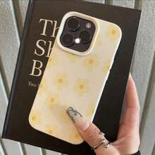 1 pieza Funda de teléfono suave transparente con diseño minimalista de flor de margarita fresca - Multicolor - Ver 5
