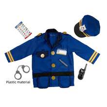 Melissa & Doug Police Uniform Set, 8-Piece Role Play Costume, Includes Badge, Handcuffs And Accessories, Suitable For Children 3 Years And Older - Police Officer Costume - View 10