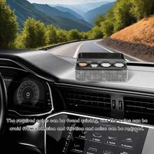 1pc Shiny Coin Storage Box For Car, Sparkling Rhinestone Vehicle Change Organizer, Diamond Car Interior Coin Dispenser, Universal Fit - A - View 6