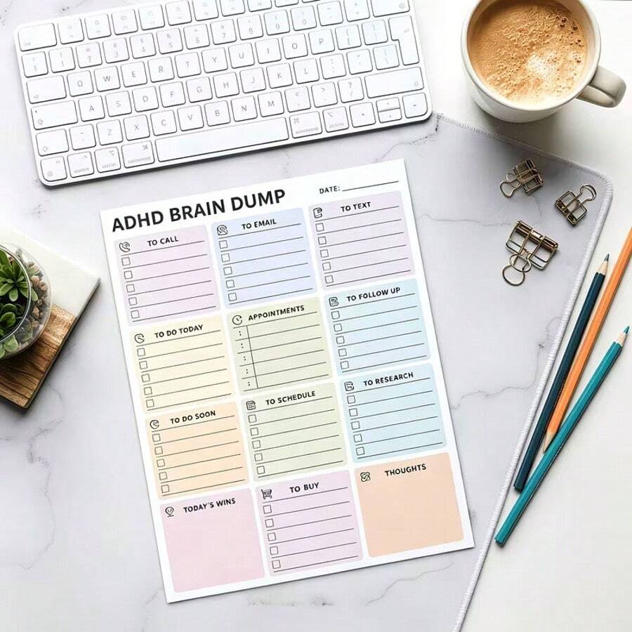 50pcs Tear-Off Planner, Macaron Color Organizer, Task Classification Planner, Suitable For Self-Planners, Planners, Self-Managers And Personal Organizers - Rectangle - View 1