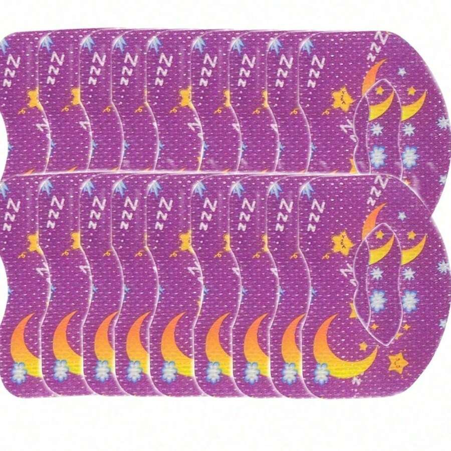 30pcs Sleep Patches, Breathable And Comfortable, Unisex, Soft And High-Quality Fabric, Latex-Free, Suitable For Travel And Business Trips - Multiple Styles - View 1