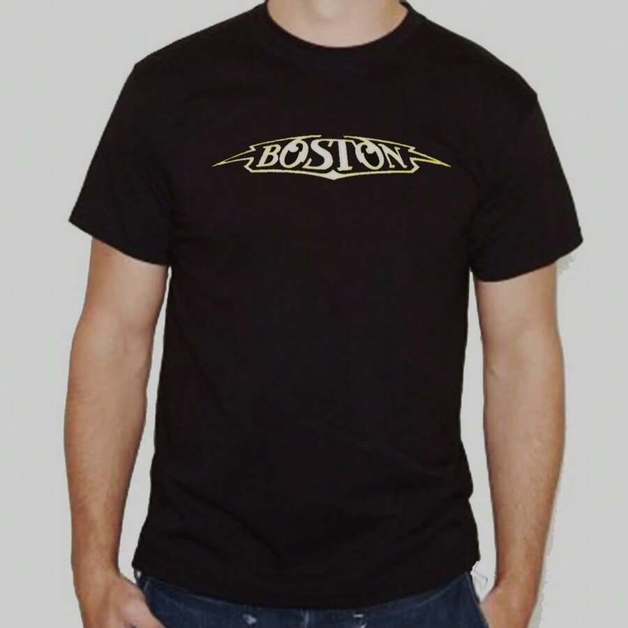 Men's T-Shirt Of The Band Boston DMCZ - 黑色 - 查看 1